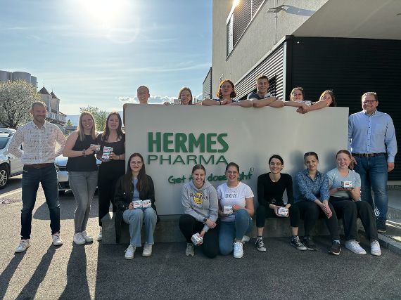 Pitzelstättner Schüler auf Exkursion bei Hermes Pharma